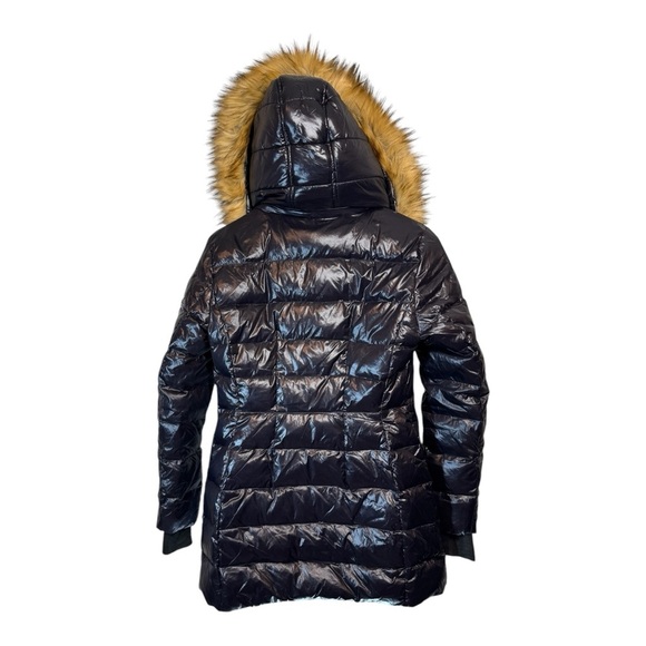 S13 Faux Fur Trim Down Puffer Jacket - Picture 6 of 7